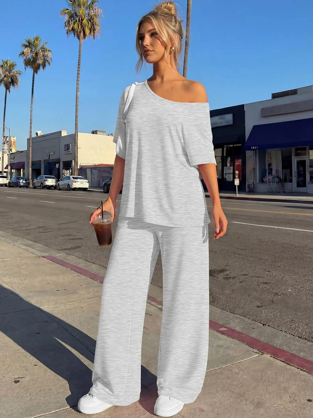 Off Shoulder Lounge Set