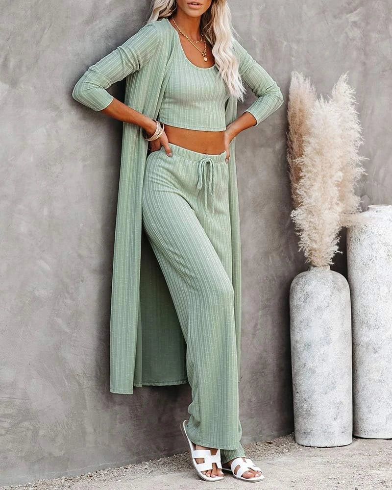 Three Piece Knit Lounge Set