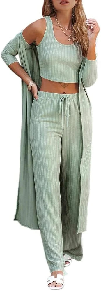 Three Piece Knit Lounge Set