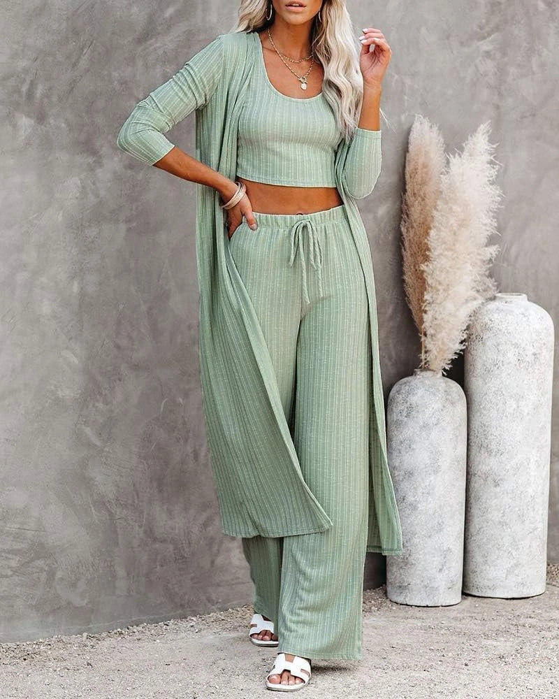 Three Piece Knit Lounge Set