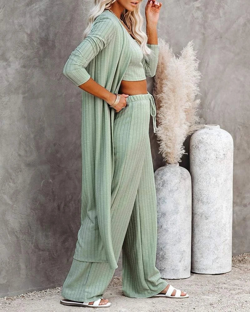 Three Piece Knit Lounge Set