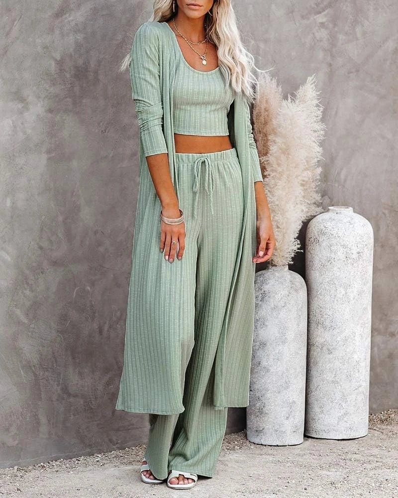 Three Piece Knit Lounge Set